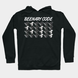 Beenary binary code computer scientist design with Eastegg Hoodie